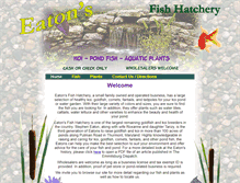 Tablet Screenshot of eatonsgoldfish.com
